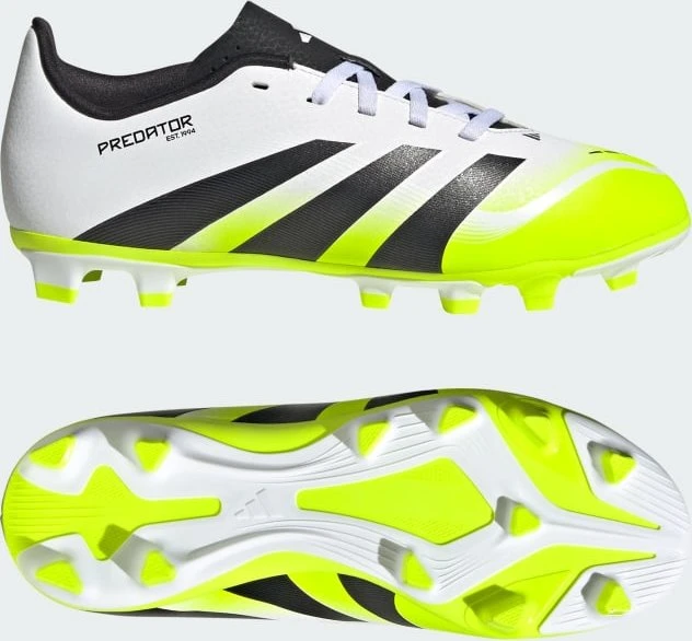 adidas Predator Club FG/MG cloud white/core black/lucid lemon (Junior)