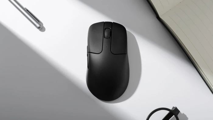 Keychron M2 Wireless Mouse schwarz, 8K PixArt 3950, USB/Bluetooth