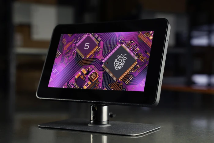 KKSB Gehäuse für Raspberry Pi 5, inkl. Display Stand, schwarz
