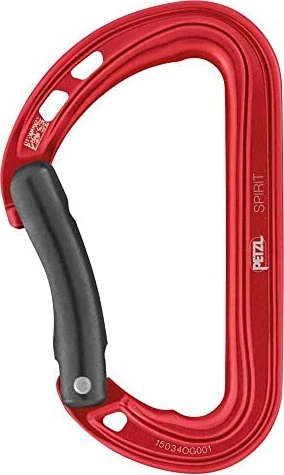 Petzl Spirit Schnappkarabiner rot