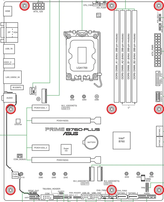 ASUS Prime B760-Plus (Intel 1700)