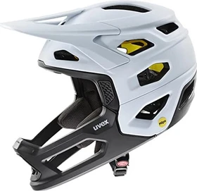 UVEX Revolt MIPS Fullface-Helm cloud/black mat