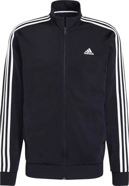 adidas Primegreen Essentials Warm-Up 3-Streifen Trainingsjacke legend ink/white (Herren)