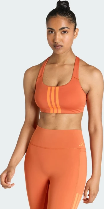 adidas Optime Workout 3-Streifen Medium-Support Sport-BH (Damen)