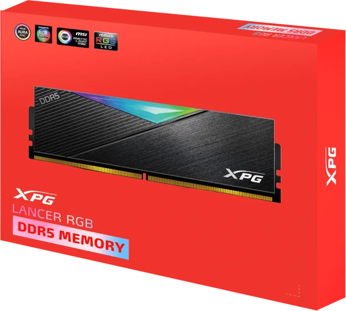 ADATA XPG LANCER RGB Black Edition UDIMM 48GB Kit, DDR5-8000, CL40-48-48, 1RX8