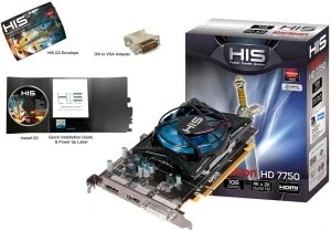 HIS Radeon HD 7750 iCooler, 1GB GDDR5, DVI, HDMI, DP