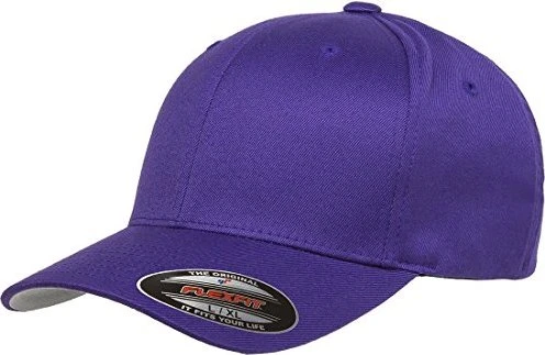 Flexfit Wooly Combed Kappe violett