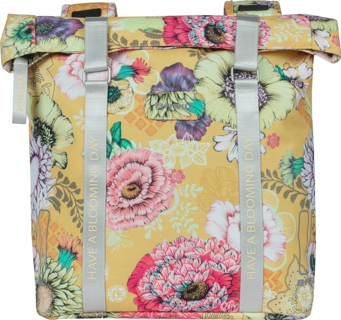 Basil Bloom Field Doppeltasche Gepäcktasche gelb