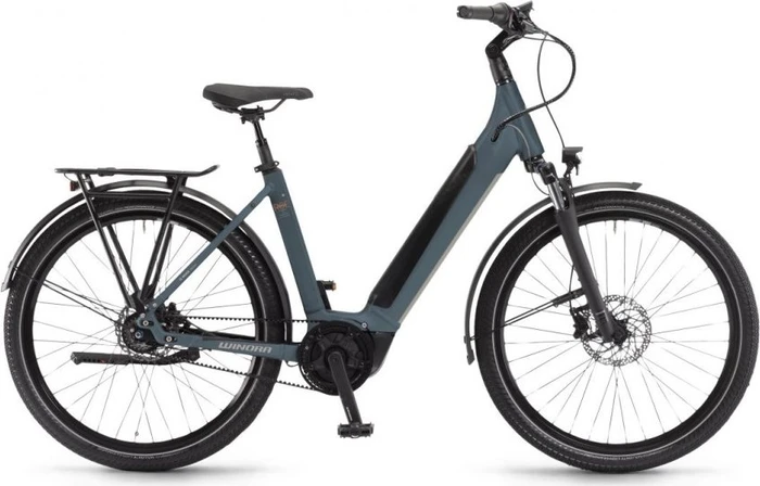 Winora Sinus R8E Low grau/blau
