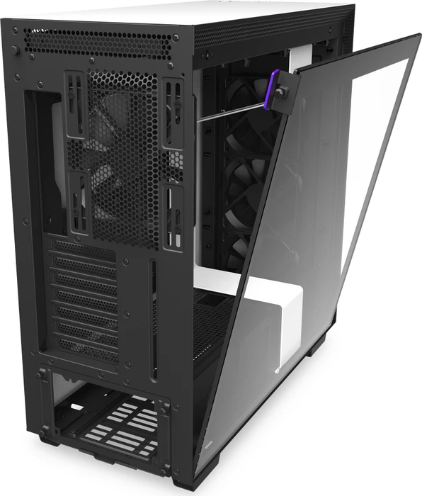 NZXT H710, weiß, Glasfenster