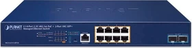 Planet MGS-6311 Rackmount 2.5G Managed Switch, 8x RJ-45, 2x SFP+, 150W PoE+ (MGS-6311-8P2X)