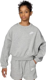 Nike Sportswear Club Fleece Sweatshirt dark grey heather/white (Junior)