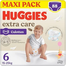 Huggies Extra Care Gr.6 Einwegwindel, 16-30kg, 88 Stück (4x 22 Stück)