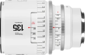7artisans Infinte 135mm T2.4 Full Frame Cine für PL weiß
