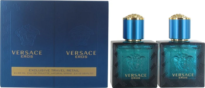 Versace Eros Pour Homme 2x EdT 30ml Duftset