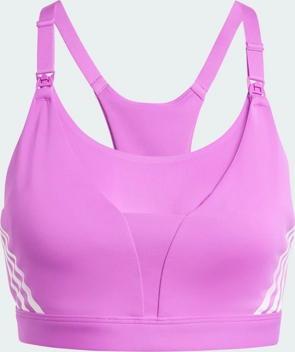 adidas Powerimpact Luxe Medium-Support Maternity Sport-BH purple burst (Damen)