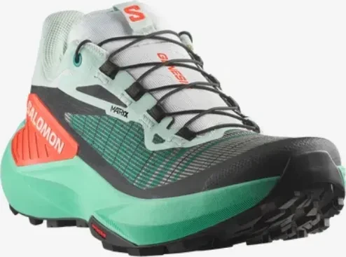 Salomon Genesis bay/electric green/cherry tomato (Damen)