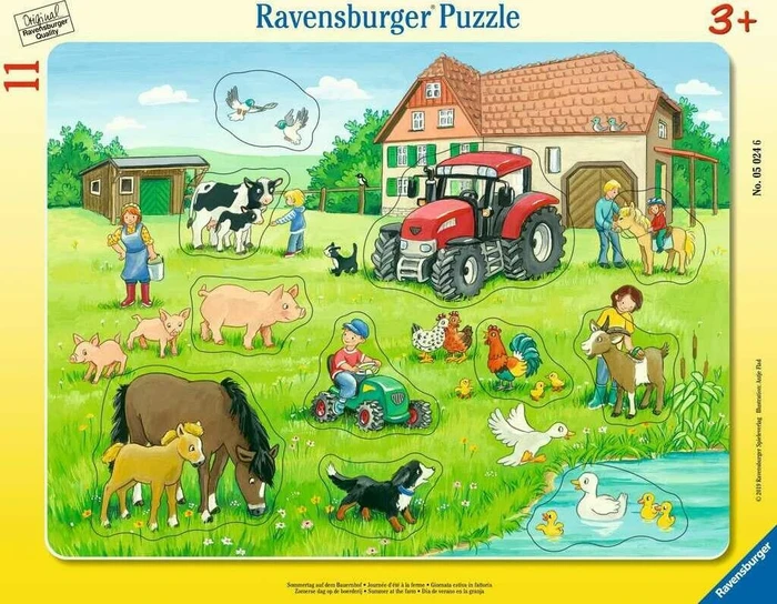 Ravensburger Puzzle Sommertag auf dem Bauernhof