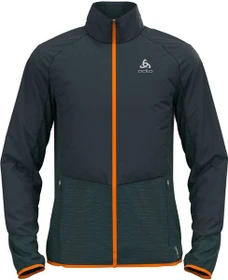 Odlo The Run Easy Warm Hybrid Funktionsjacke india ink (Herren)