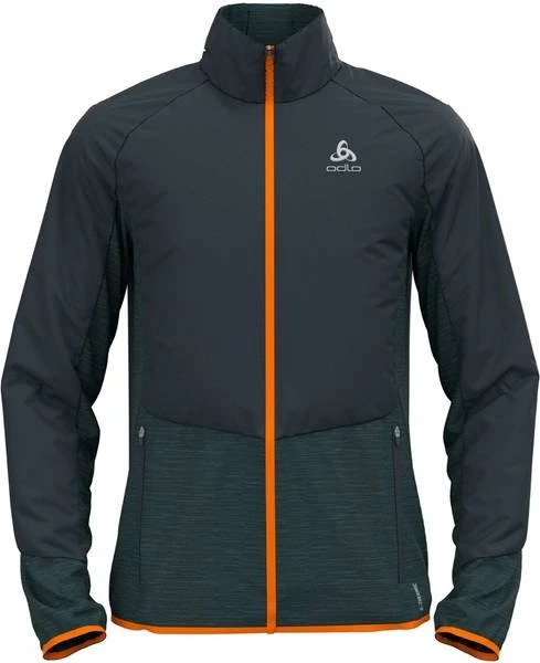 Odlo The Run Easy Warm Hybrid Funktionsjacke india ink (Herren)