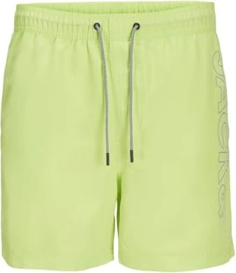 Jack & Jones Regular Fit Badeshorts green/wild lime (Herren)