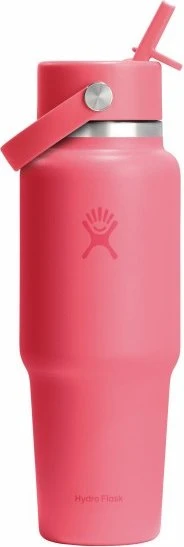 Hydro Flask Wide Mouth Travel Flex Straw Cap Isolierflasche 710ml popstar pink