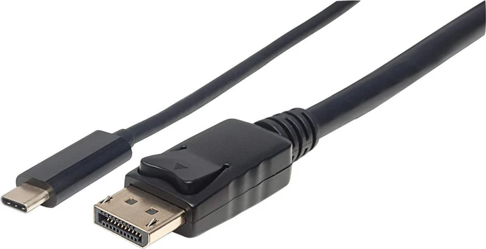 Manhattan USB-C Stecker auf DisplayPort Stecker Adapterkabel, 1m