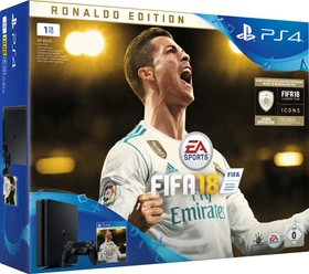 Sony PlayStation 4 Slim - 1TB FIFA 18 Bundle schwarz