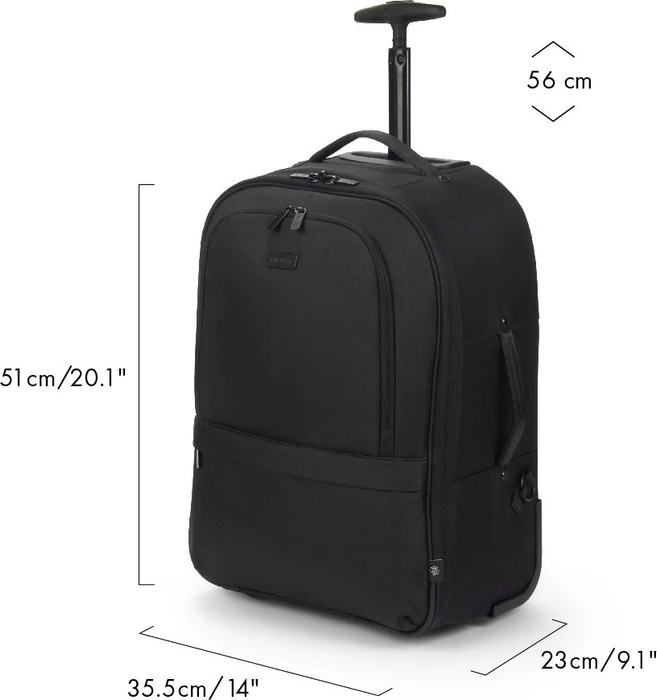 Dicota Eco Core 14-16" Notebook Backpack Roller, schwarz