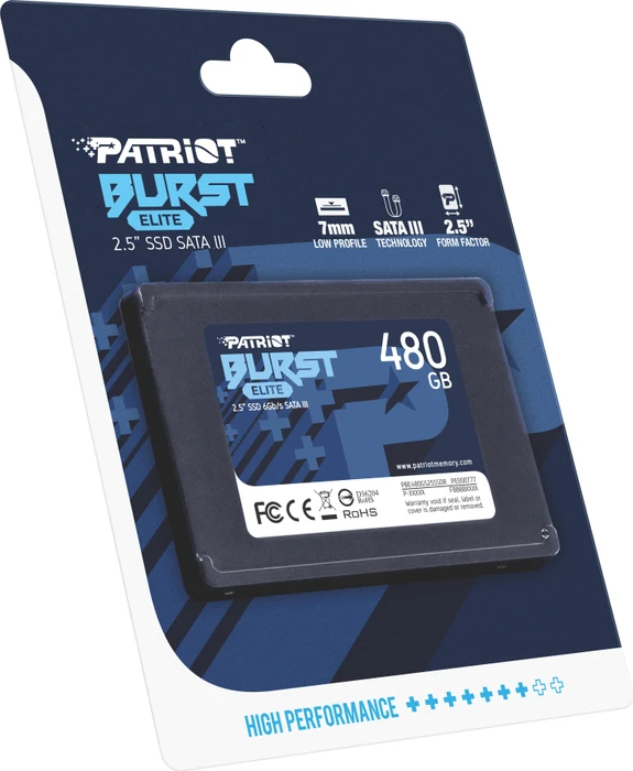 Patriot Burst Elite 480GB, 2.5" / SATA 6Gb/s