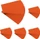 Herlitz Trennblatt, orange, 100 Stück (10843647)