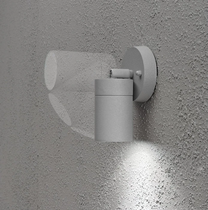 Konstsmide Modena GU10 7W 6cm Wandleuchte 1-flammig grau