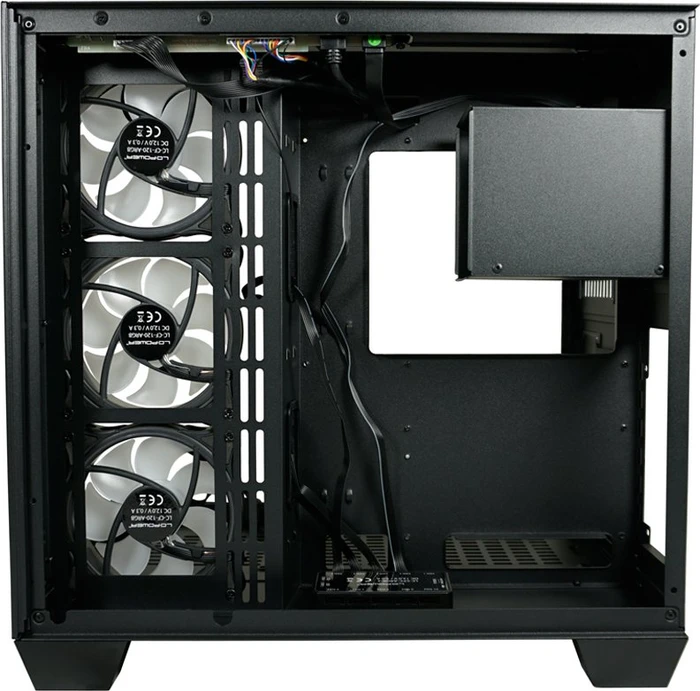 LC-Power Gaming 809B Dark Storm_X, Glasfenster