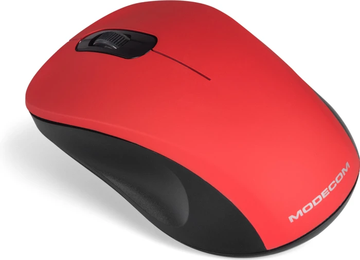 Modecom MC-WM10S Silent Wireless Mouse rot/schwarz, USB