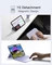 Inateck Ultraleicht Tastatur für iPad Air 6/iPad Air 5/iPad Pro 11", violett, UK Vorschaubild