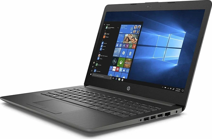 HP Laptop 14-ck0000na, Smoke Gray/Ash Silver, Core i3-7020U, 4GB RAM, 128GB SSD, UK