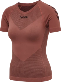 hummel Seamless Jersey Funktionsshirt kurzarm marsala (Damen)
