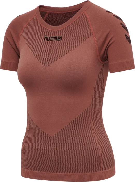 hummel Seamless Jersey Funktionsshirt kurzarm marsala (Damen)