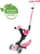 Globber Go Up Deluxe Lights Kickboard pastel pink Vorschaubild