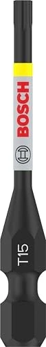Bosch Professional Impact Torx Bit 1/4", T15x55mm, 2 Stück