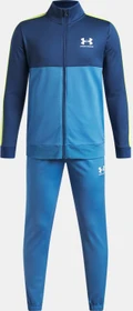 Under Armour Rival Colorblock Trainingsanzug aegean blue/blackout navy/white (Junior)
