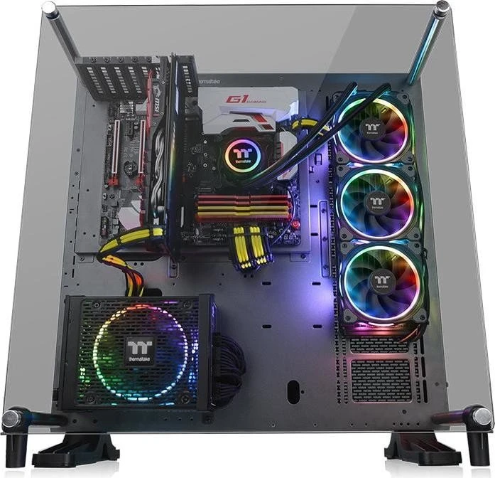 Thermaltake Core P5 TG Ti, grau, Glasfenster