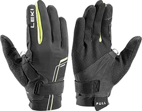 Leki Nordic Move Shark Handschuhe schwarz/gelb/weiß
