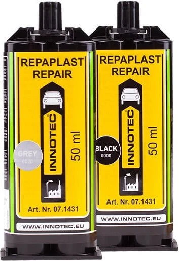 Innotec Repaplast Repair 2K-Kunststoffkleber 50ml schwarz