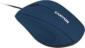 Canyon W-05 Wired Mouse blau, USB (CNE-CMS05BL)