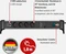 Brennenstuhl Alu-Office-Line Tischsteckdose mit Überspannungsschutz und USB-Ladefunktion, 4-fach, 1.8m, schwarz/silber Vorschaubild