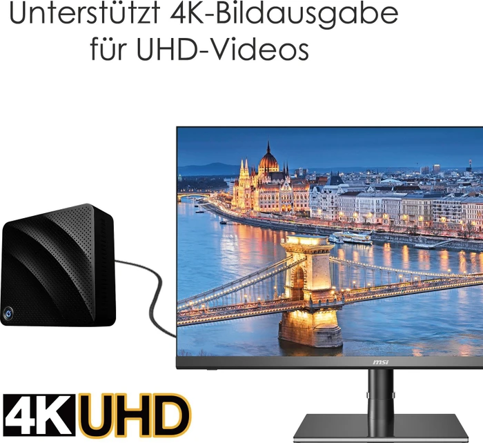 MSI Cubi N JSL-071DE, Pentium Silver N6000, 4GB RAM, 128GB SSD