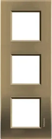 Bticino Livinglight Abdeckrahmen 3-fach, bronze