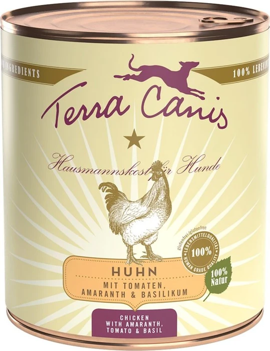Terra Canis Huhn mit Amaranth, Tomaten und Basilikum, 800g