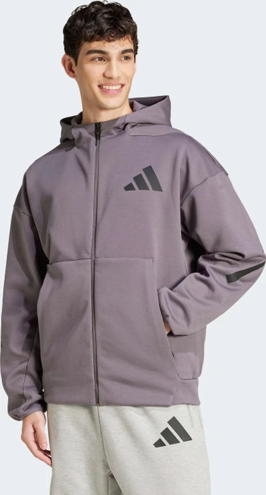 adidas Z.N.E. Zip Hoodie olive strata (Herren)